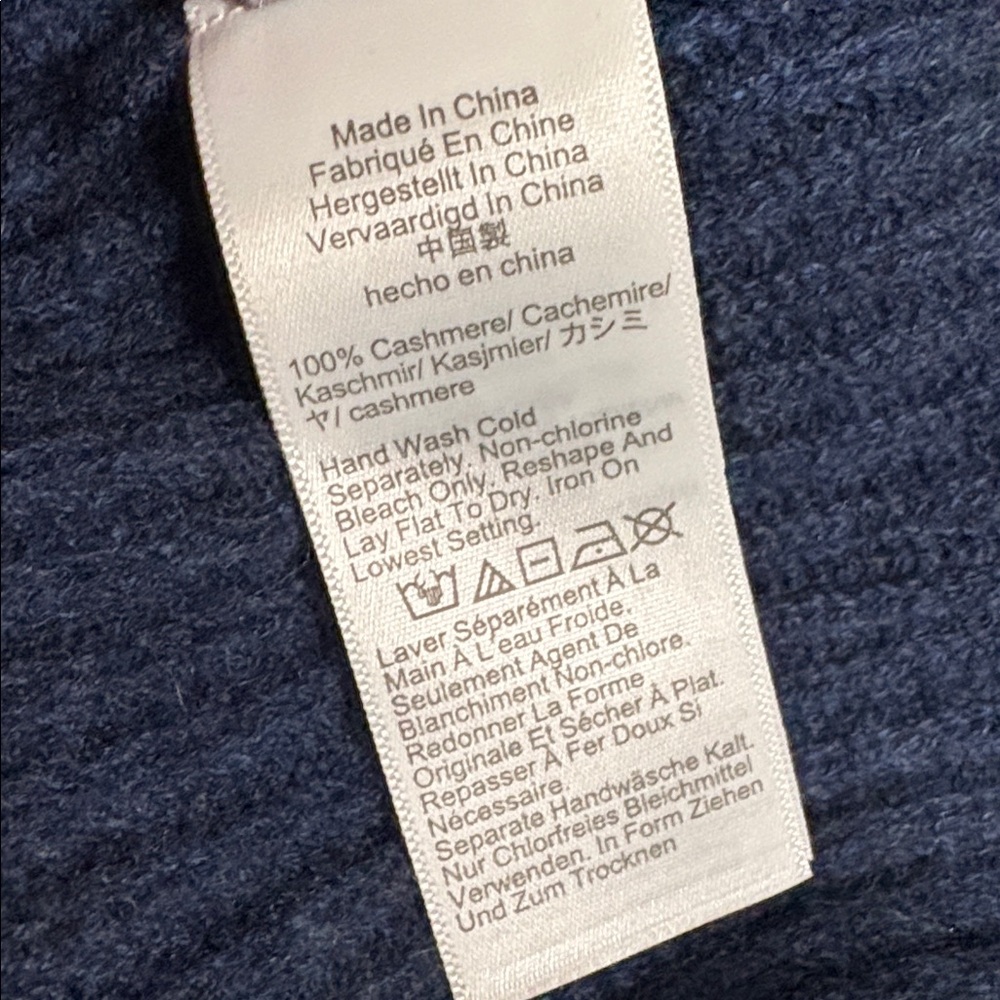 J. Crew Ribbed cashmere cropped crewneck sweater, Large - Picture 7 of 7